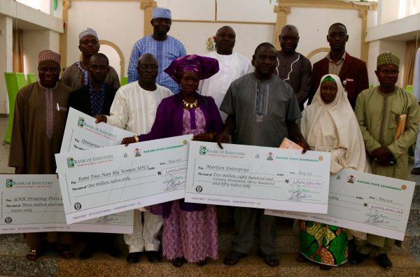 Presentation Of Cheques To The Beneficiaries Of Kdsg-Boi MSMEs Fund