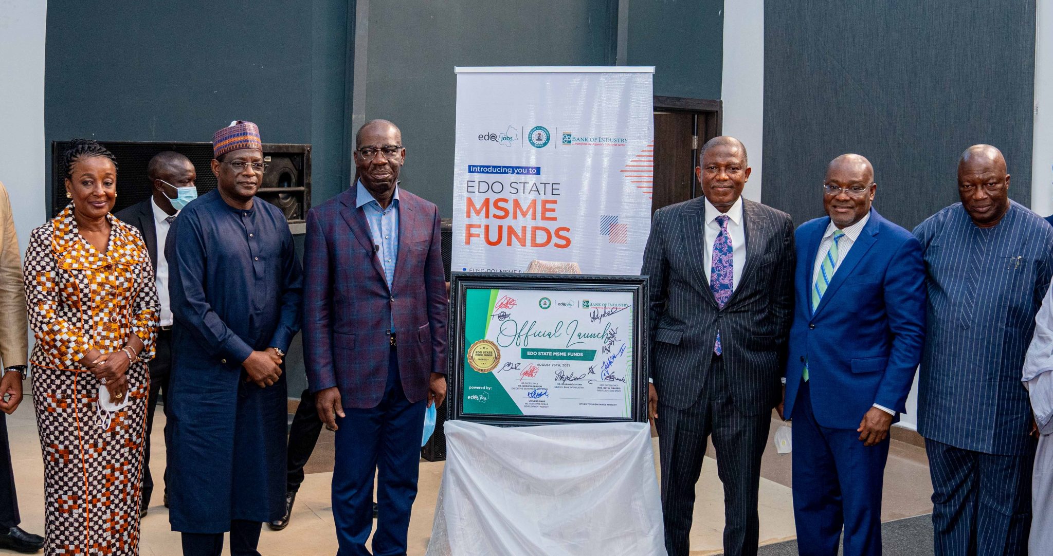 Edo State and BOI Launch N2bn Fund For 50000 MSMEs