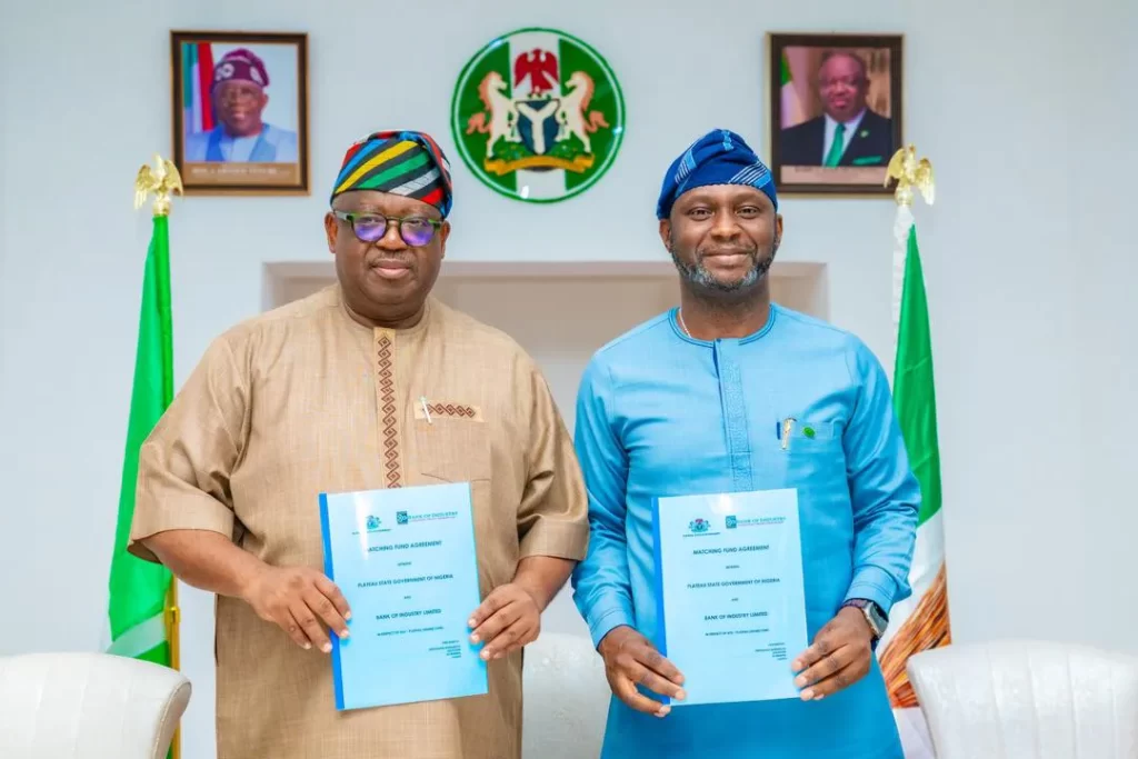 BOI and Plateau State Launch 4 Billion Matching Fund