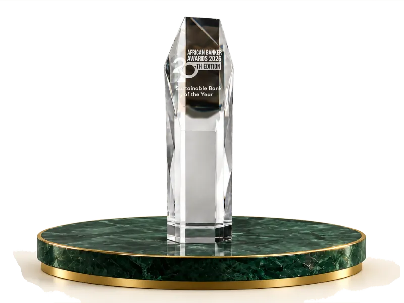 Bank of Industry’s Sustainable Bank of the Year certificate from the African Banker Awards 2026