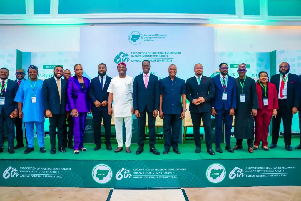 Bank of Industry and development finance leaders at the 6th ANDFI Annual Conference 2026