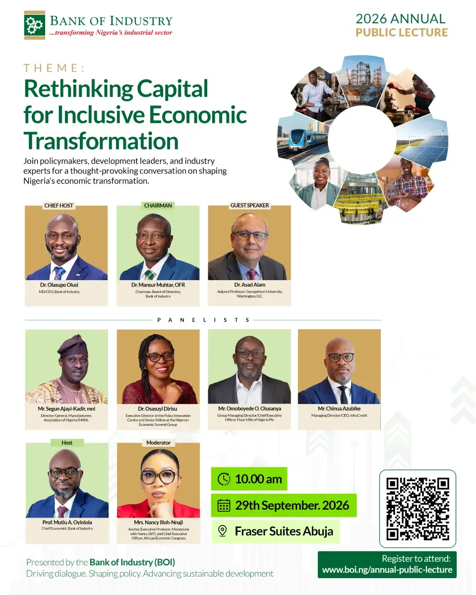 BOI Annual Public Lecture 2026 flyer