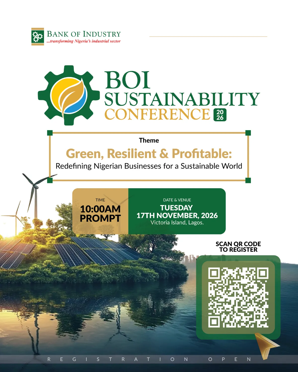 BOI Sustainability Conference Registration Flyer 2026